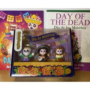 Fisher Price Little People Day Of The Dead Dia De Muertos Sealed w/Colorbooks